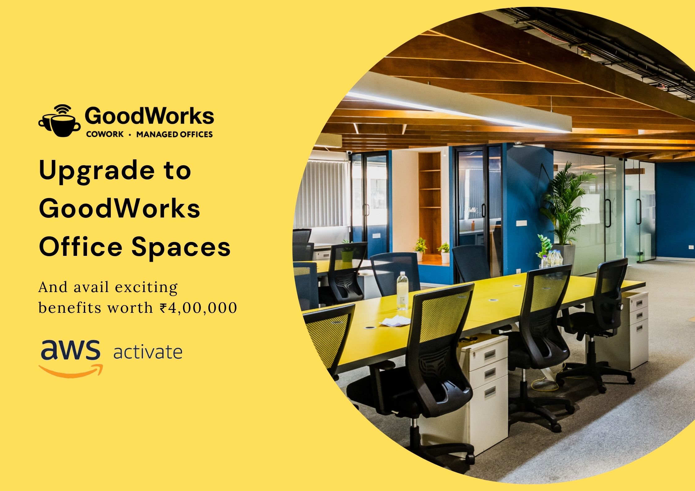 GoodWorks Spaces in partnership with Amazon brings exclusive benefits for  start-ups - GoodWorks Cowork